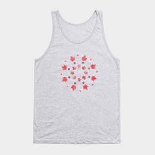 Maple Leaf Circle Tank Top